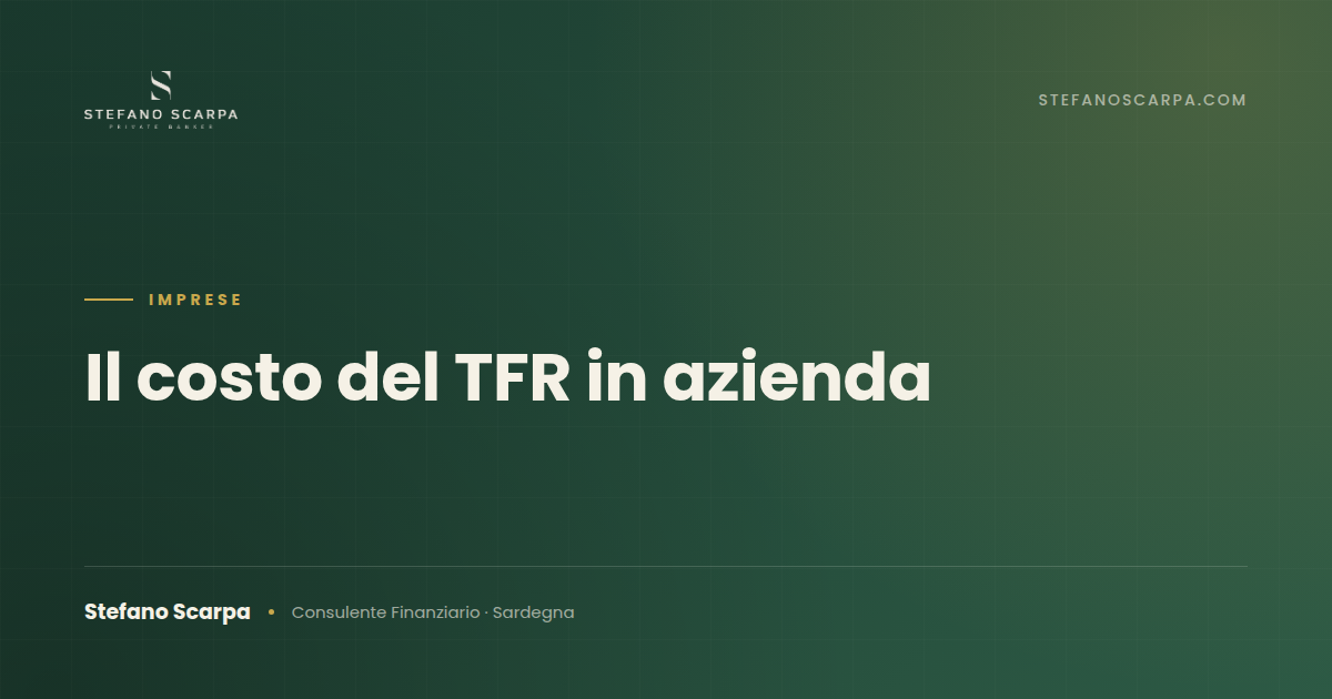 TFR dei dipendenti lasciato in azienda: il costo reale per l'impresa